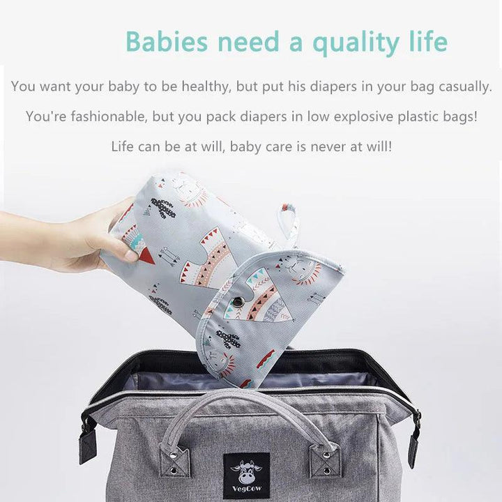 Baby Diaper Bag Waterproof, Organizer Mummy Storage Bag