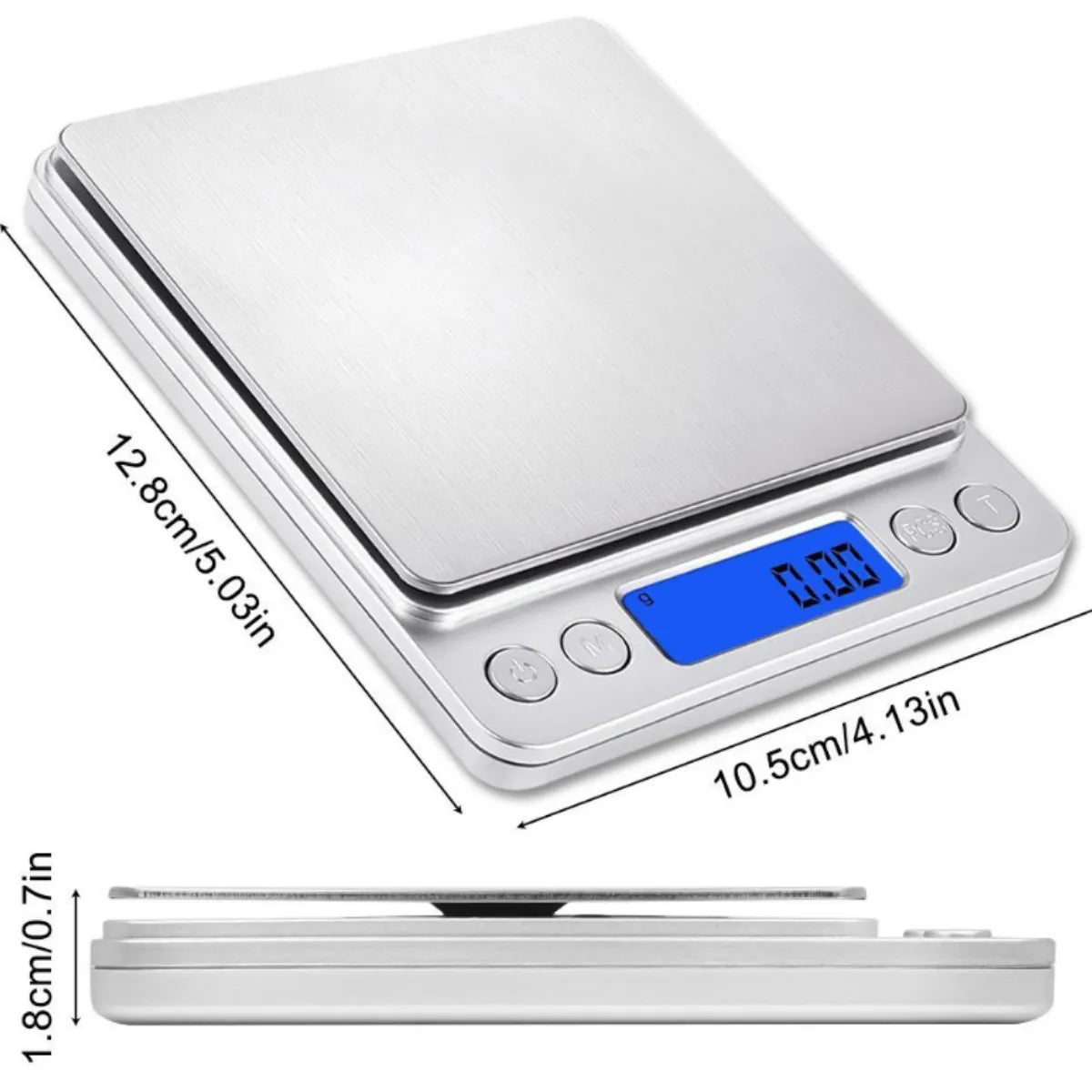 Digital Jewelry Scale Precision Food Scale Portable Gram Scale