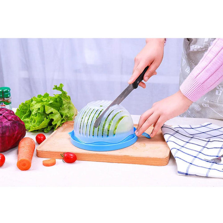 Salad Cutter Bowl, Vegetable Chopping Bowl, Multi-Functional Kitchen Tool