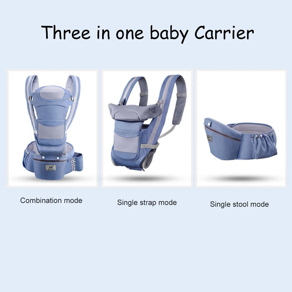 Newborn Baby Carrier Backpack Ergonomic Hipseat Carrier Front Facing Baby Wrap Sling
