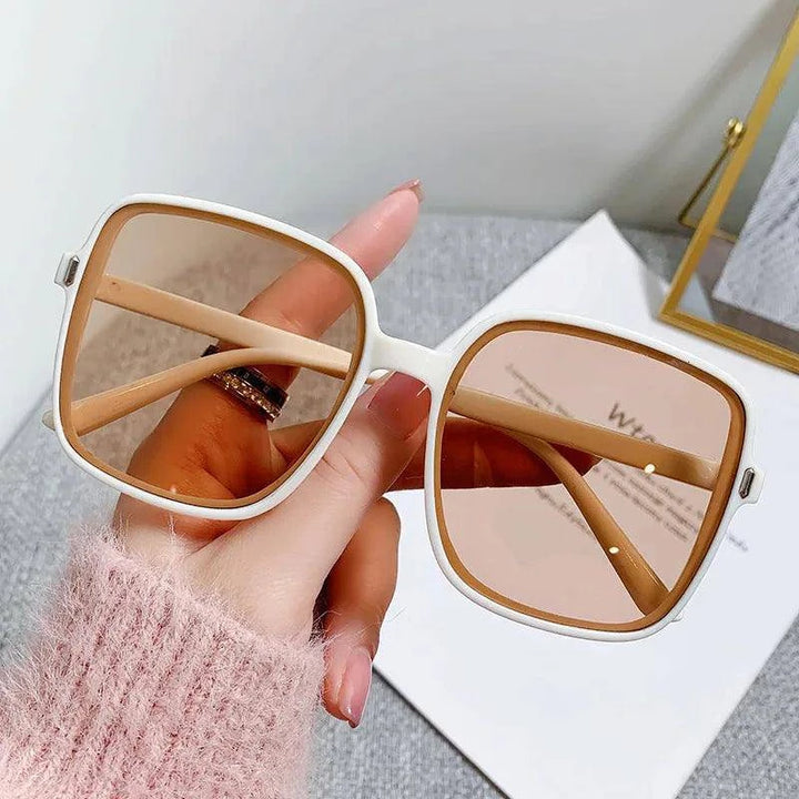 Oversized Rectangle Sunglasses Women's Fashion Sunglasses UV400 Sunglasses - Calibra OneZero