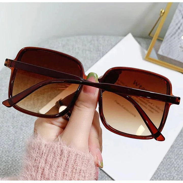 Oversized Rectangle Sunglasses Women's Fashion Sunglasses UV400 Sunglasses - Calibra OneZero