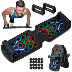 Portable Push-up Board Foldable Fitness Equipment Multifunctional Training Set