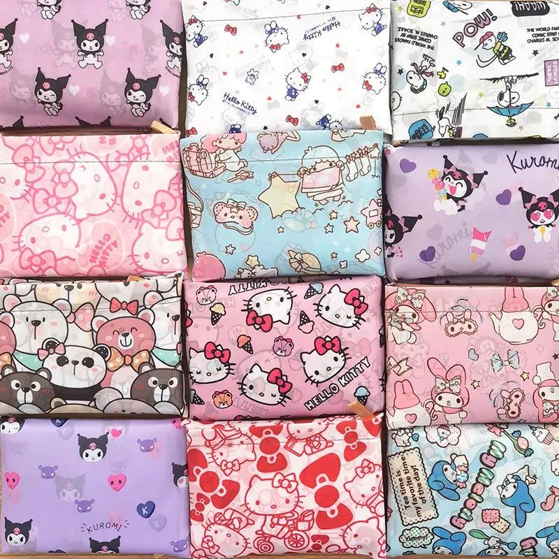 Hello Kitty Tragetasche, faltbar, Einkaufstasche, wasserdicht, wiederverwendbare Tasche