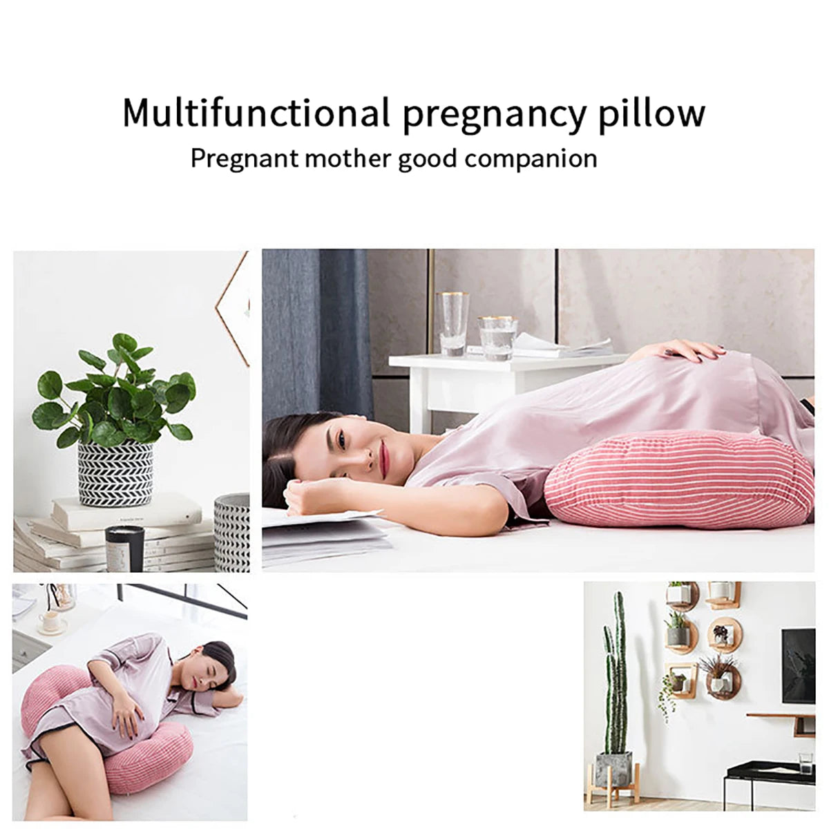Pregnancy Pillow Side Sleeping Pillow U-Shaped Maternity Pillow