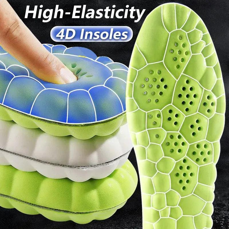 4D Massage Insoles Arch Support Orthopedic Inserts Unisex Comfort Insoles