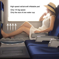 "Portable adjustable footrest hammock" "Outdoor travel swing chair" "Plane train bus footrest"