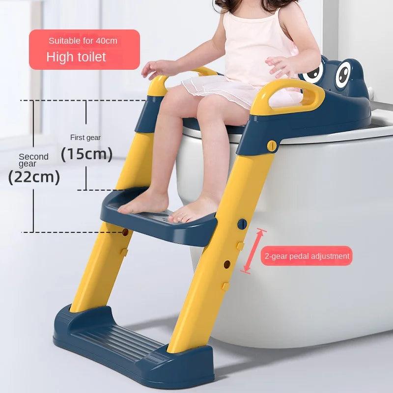 Children's Toilet Ladder Potty Training Aid for Kids Kids' Bathroom Accessory