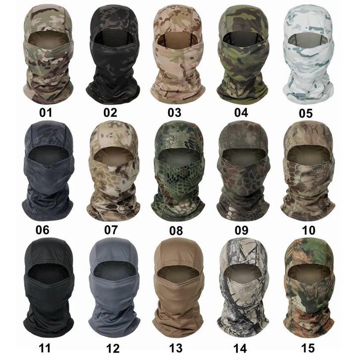 Full Face Mask Ski Bike Cycling, Hunting Head Cover Scarf Multicap Airsoft Cap Men