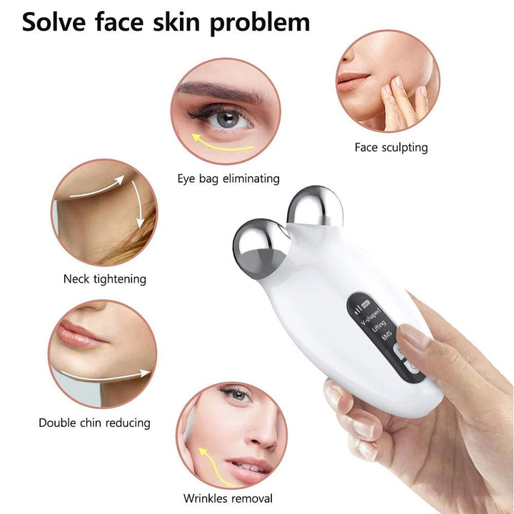 Facial Massager Microcurrent Roller Skin Tightening Device