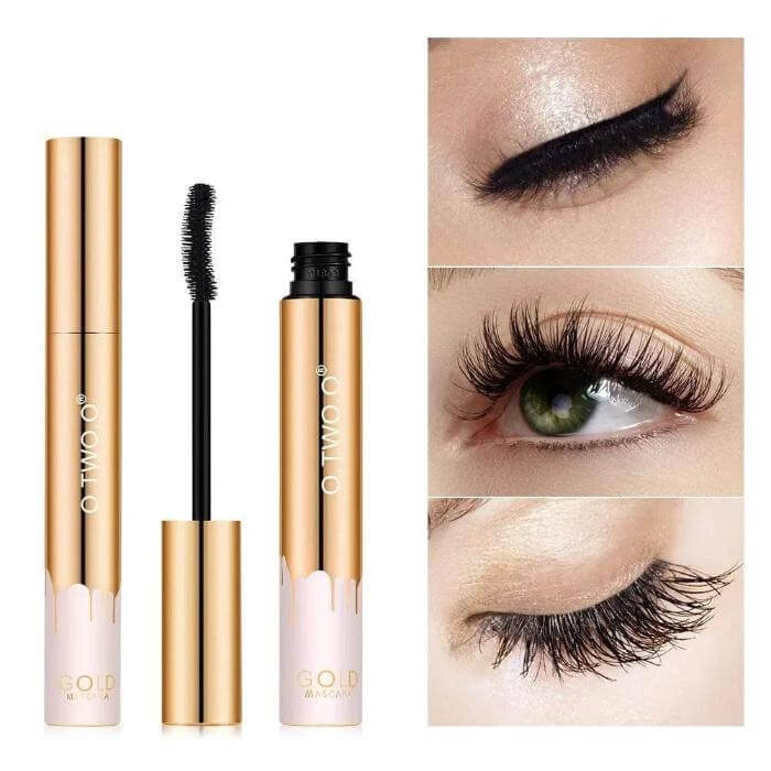 Silk Fiber Mascara, Volumizing and Lengthening Mascara, Long-Lasting Eye Makeup - Calibra OneZero