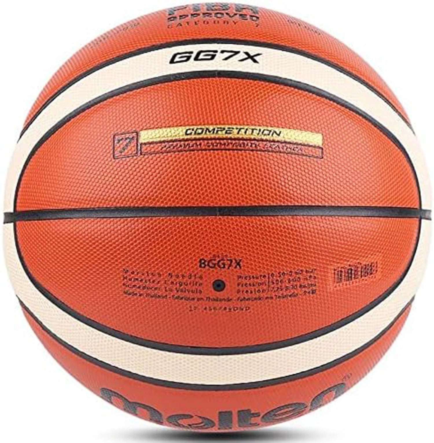 Molten Basketball PU Official Certification Competition Basketball Standard Ball SIZE 7 6 5