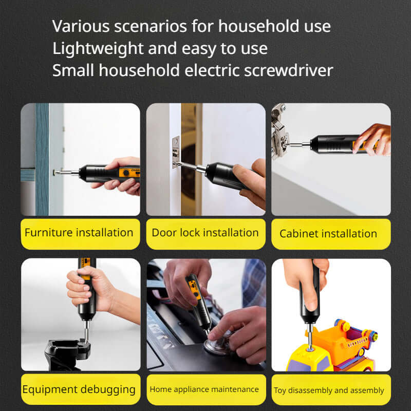 Electric Screwdriver, Mini Hand Electric Drill