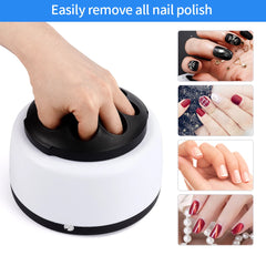 "Steam polish nail gel remover" "Portable electric nail steamer" "Professional nail care kit"