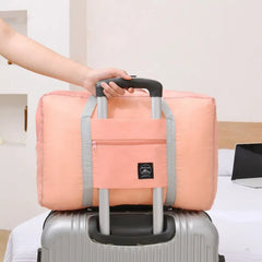 Large Capacity Foldable Travel Bag | Waterproof Luggage Storage for Convenient Travel