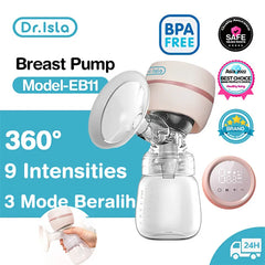Electric Breast Pump USB Rechargeable BPA-Free Materials