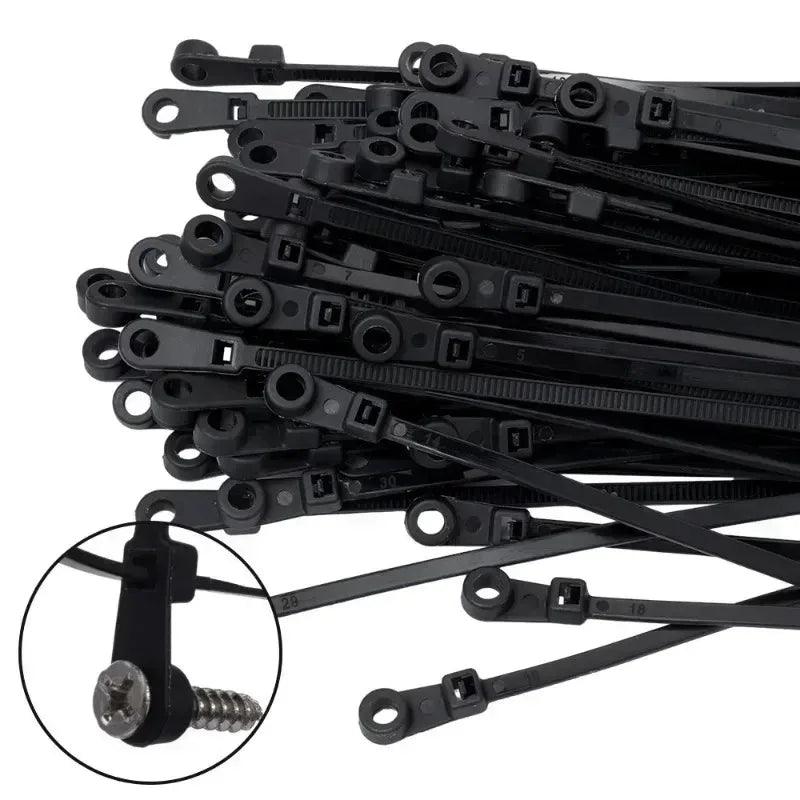 Nylon Cable Ties Adjustable Self-locking Cord Ties Wire Management