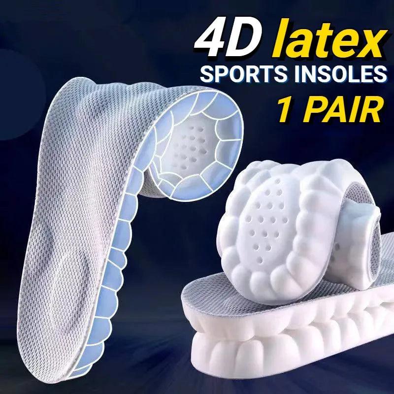 4D Massage Insoles Arch Support Orthopedic Inserts Unisex Comfort Insoles