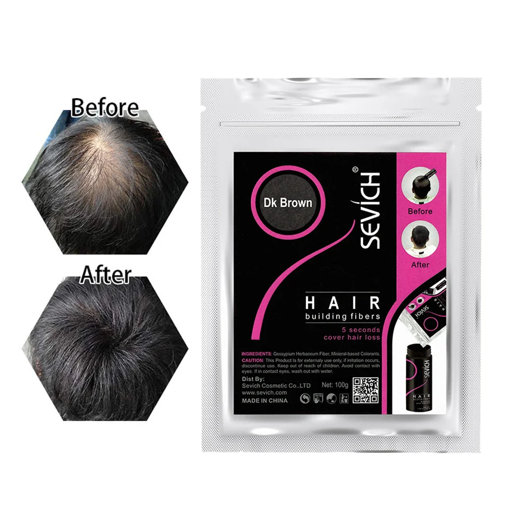 Hair Fibers Thicker Hair Keratin Powder Natural-Looking Hair Results
