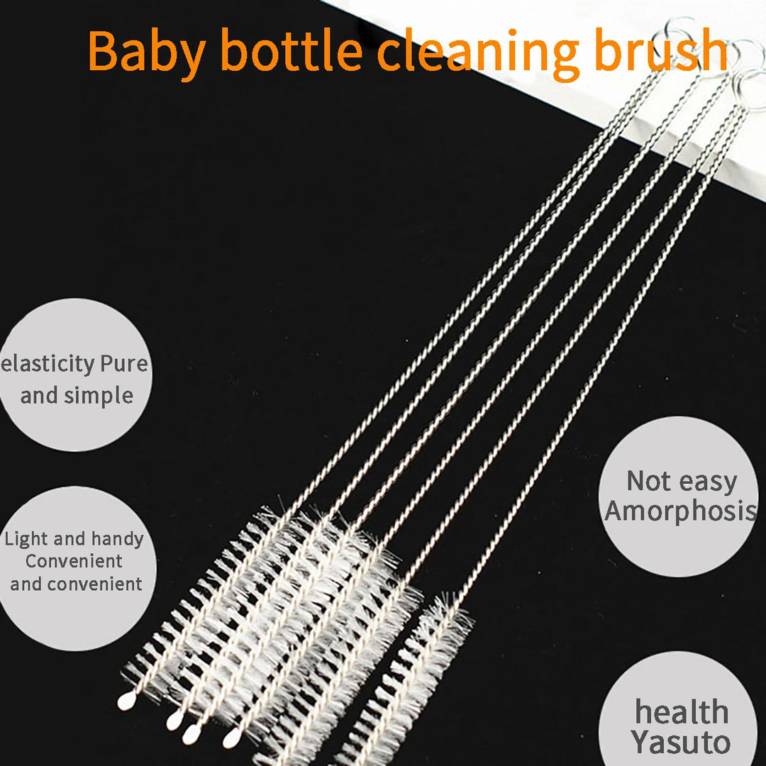 Baby Bottle Straws, Stainless Steel Brush, Hygienic Cleaning