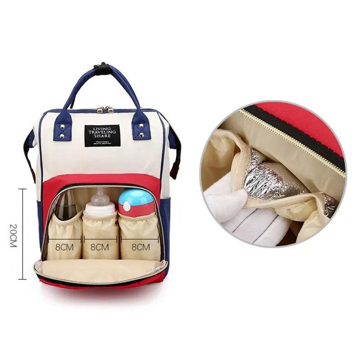 Diaper Bag Mummy Backpack Waterproof Diaper Backpack Large Capacity Mom Baby Bag