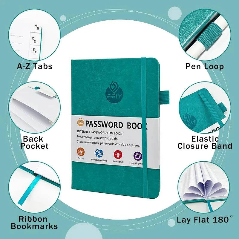 Password Book Password Keeper Internet Address Organizer - Calibra OneZero