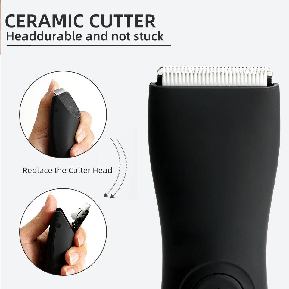 Body Hair Trimmer Electric Body Hair Clipper Cordless Body Hair Remover