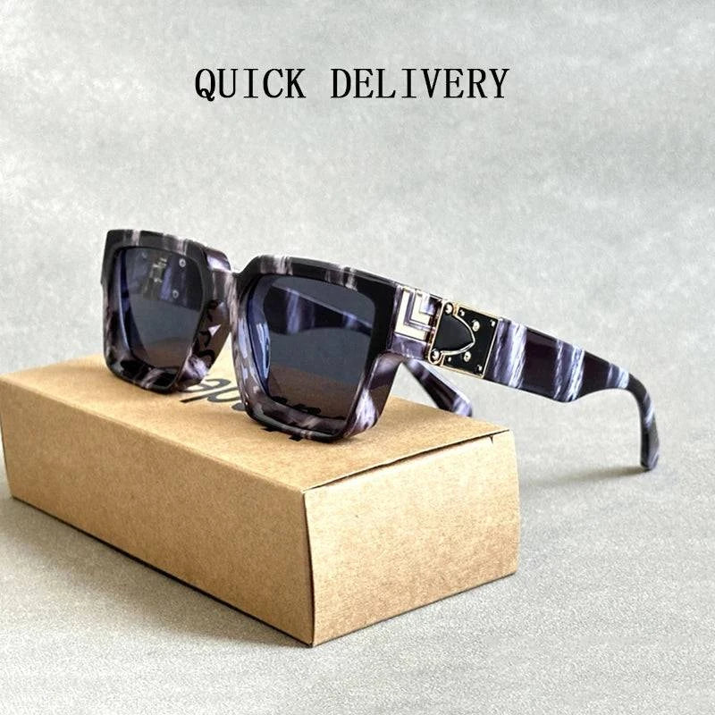 Sunglasses Men & Women, Luxury Designer Square Glasses Oculos Dropshipping Lentes Gafas Lunette - Calibra OneZero