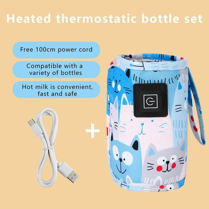 Milk Water Warmer, Travel Stroller Insulated Bag, Portable Feeding Warmer