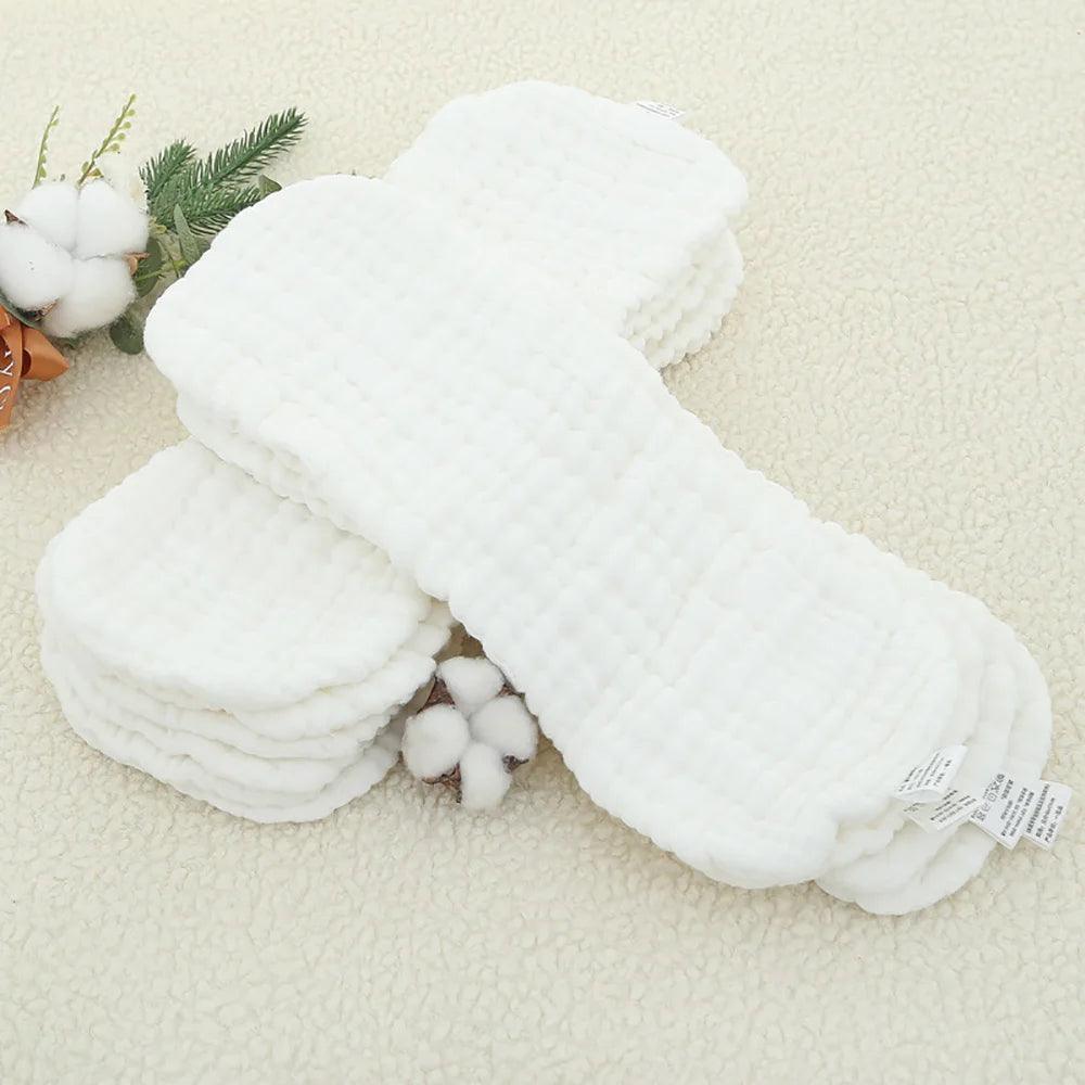 Cotton Cloth Diaper Inserts Reusable Nappy Liners Absorbent Diaper Inserts