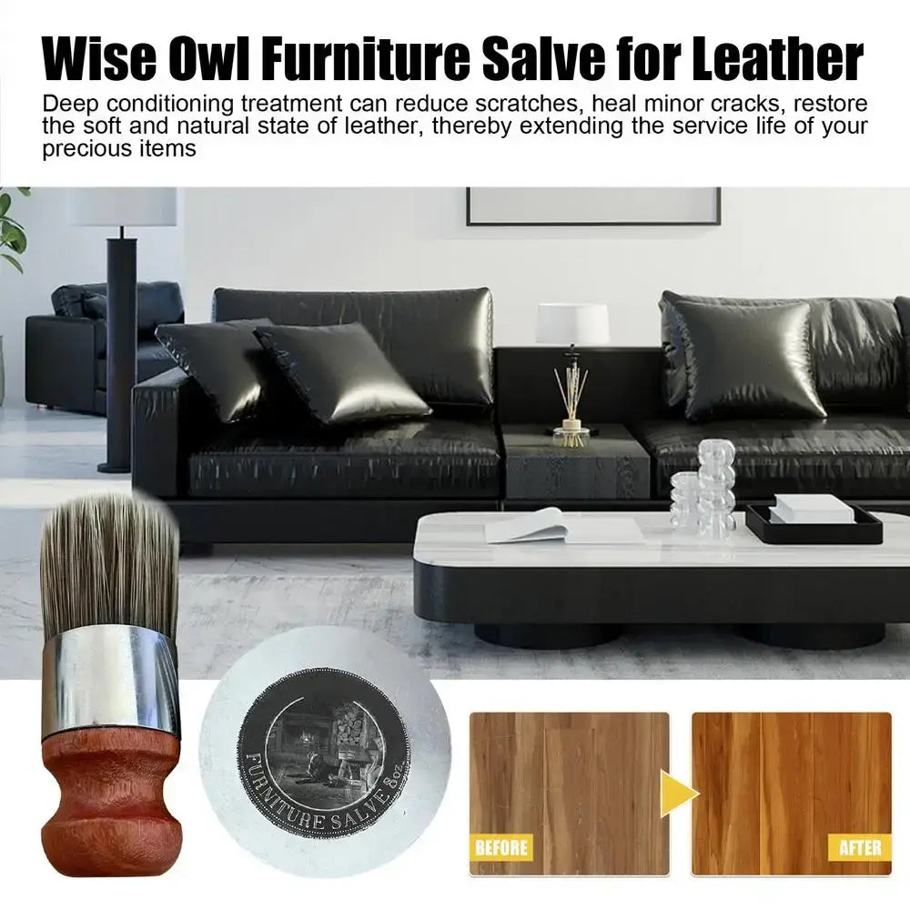 Owl Furniture Salve Leather Cleaner, Furniture Upholstery Cleaner, Sofa Cleaner, Couch  Cleaner