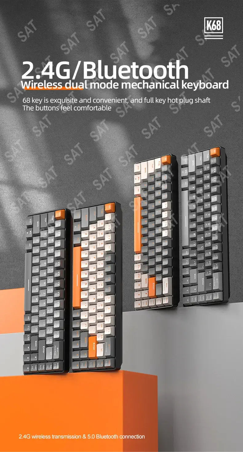 Wireless Mechanical Keyboard Bluetooth