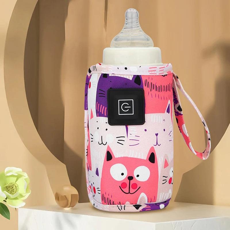 Milk Water Warmer, Travel Stroller Insulated Bag, Portable Feeding Warmer