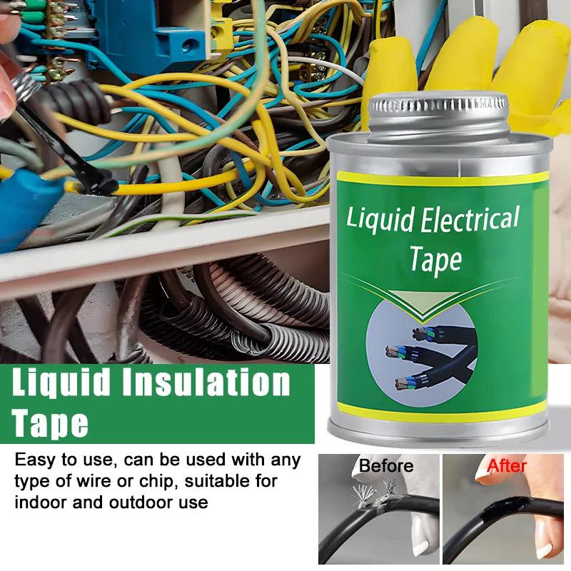 "Waterproof liquid electrical tape" "Wire cable insulation repair" "Electrical insulation coating"