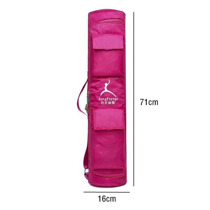 Waterproof Yoga Mat Bag Fitness Sport Bag with Shoulder Strap Yoga and Pilates Carry Bag