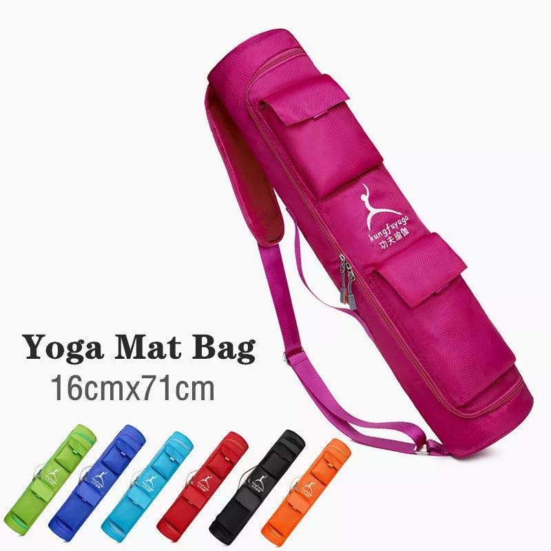 Waterproof Yoga Mat Bag Fitness Sport Bag with Shoulder Strap Yoga and Pilates Carry Bag